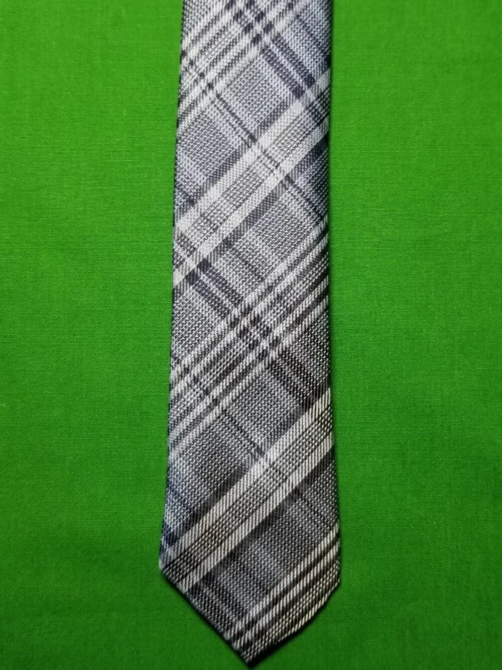 Blue Striped Clip-On Boys Tie Wedding Party Church New Without Tag